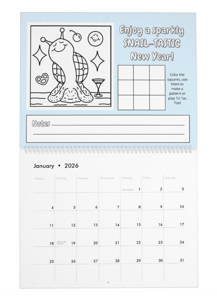Cute Snail Calendar 2.png