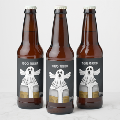Zazzle Boo Ghost Beer Bottle Label (Bottles).png
