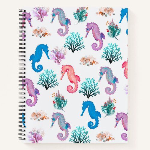 Lovely Seahorses notebook