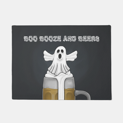 Zazzle The Ghosts Boo Booze and Beers Doormat (Front).png