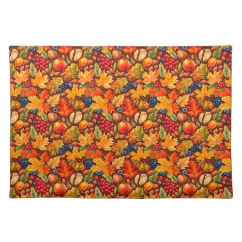 Autumn Forest Harvest cloth placemat