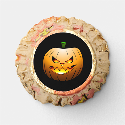 Zazzle Halloween Pumpkin Face Reese's Peanut Butter Cups (Front).png
