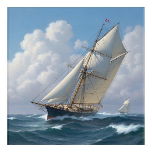 Coming About acrylic print