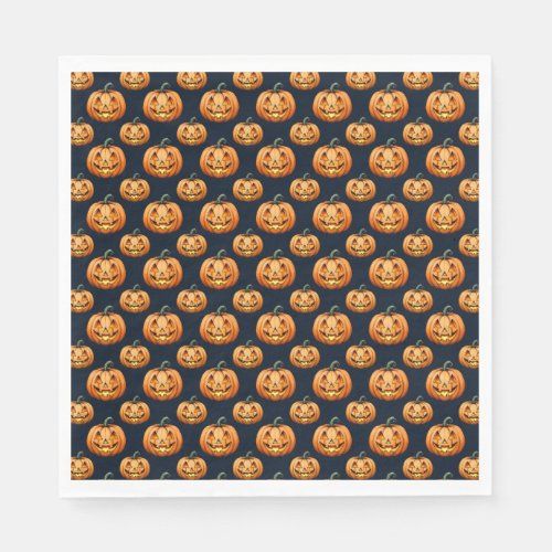 Jack O'Lanterns on Black