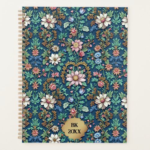 Beautiful Vintage Floral planner