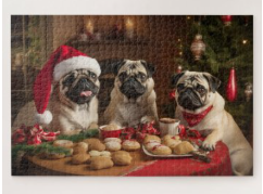 Christmas Pug Puzzle