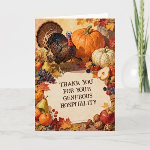 Our Thanksgiving thank you card