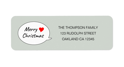 Zazzle Merry Christmas Speech Bubble Label (Front).png