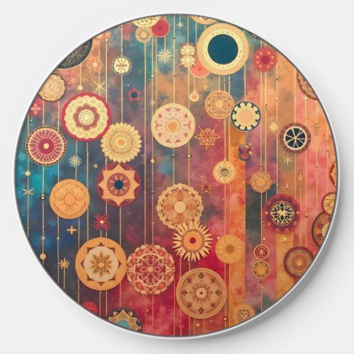 Suspended Gold wireless charger