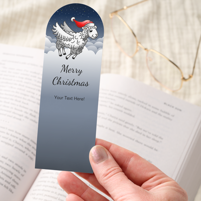 Zazzle Santa's Flying Christmas Sheep Bookmarks (Hand).png