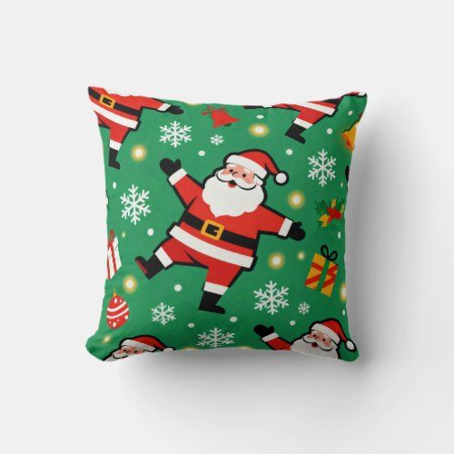 MCM Santa throw pillow