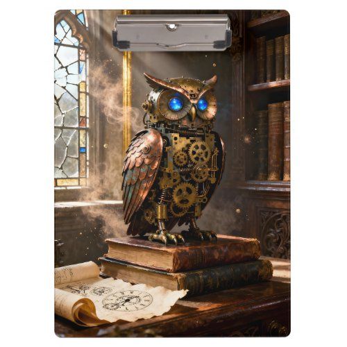 Library Owl clipboard