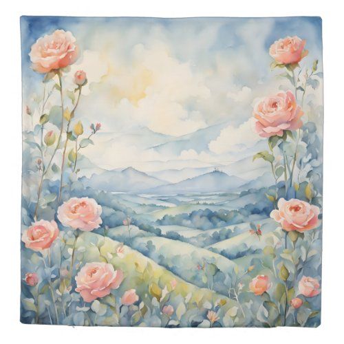 Blue Landscape duvet cover