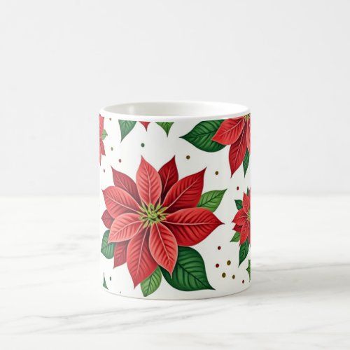 Scarlet Poinsettia mug