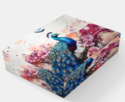 Peacock Paperweight