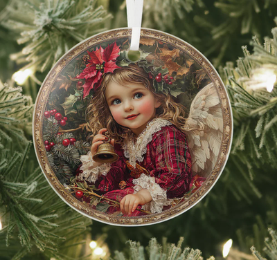 Angel Glass Ornaments