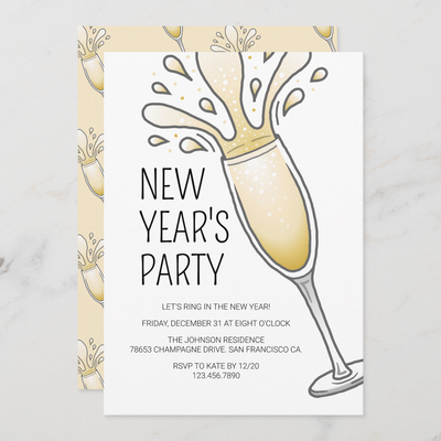 Zazzle New Years Party Champagne Invitation (Front_Back)(1).png
