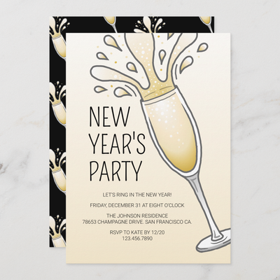 Zazzle New Year Party Invitation (Front_Back).png