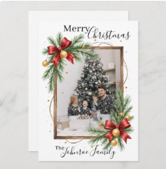 Custom Photo Christmas Cards