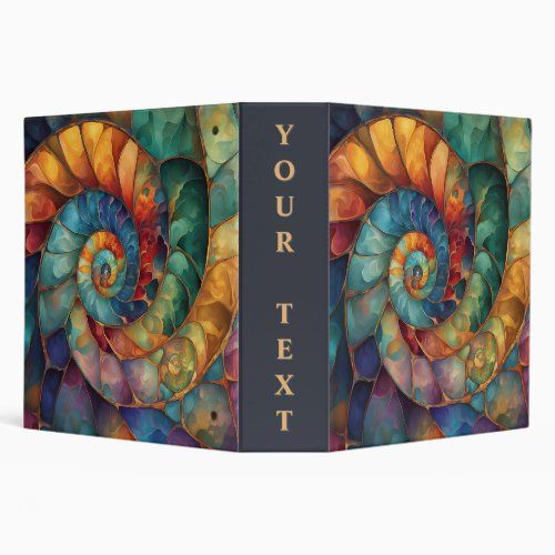 Jewel Spiral Shell binder