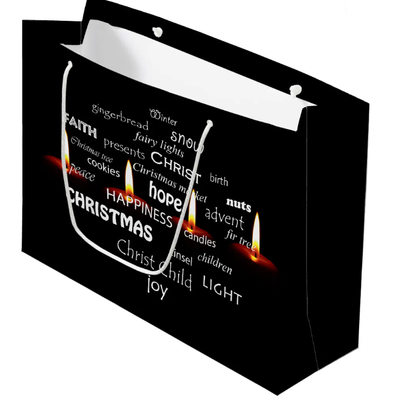 Christmas Typography Gift Bag