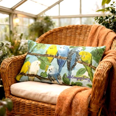 Pillow - Budgies
