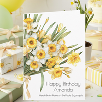 March Birthday Card