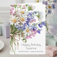 April Birthday Card