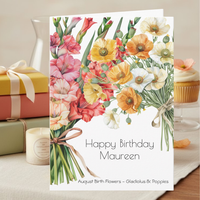 August Birthday Card