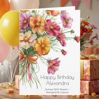October Birthday Card
