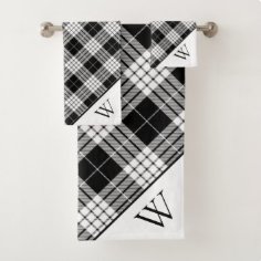 Monogram Bath Towel Sets
