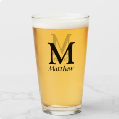 Monogram Drinking Glasses