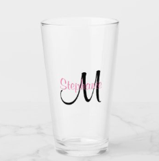 Monogram Drinking Glasses