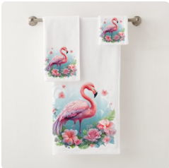 Flamingo Bath Sets