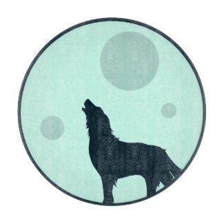 Howl to the Moon Cutting Board by SakuraDragon