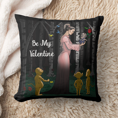 Zazzle Dear Princess Be My Valentine Throw Pillow (Blanket).png