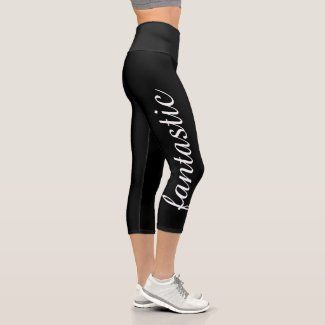 fantastic black capri leggings by El_Deep
