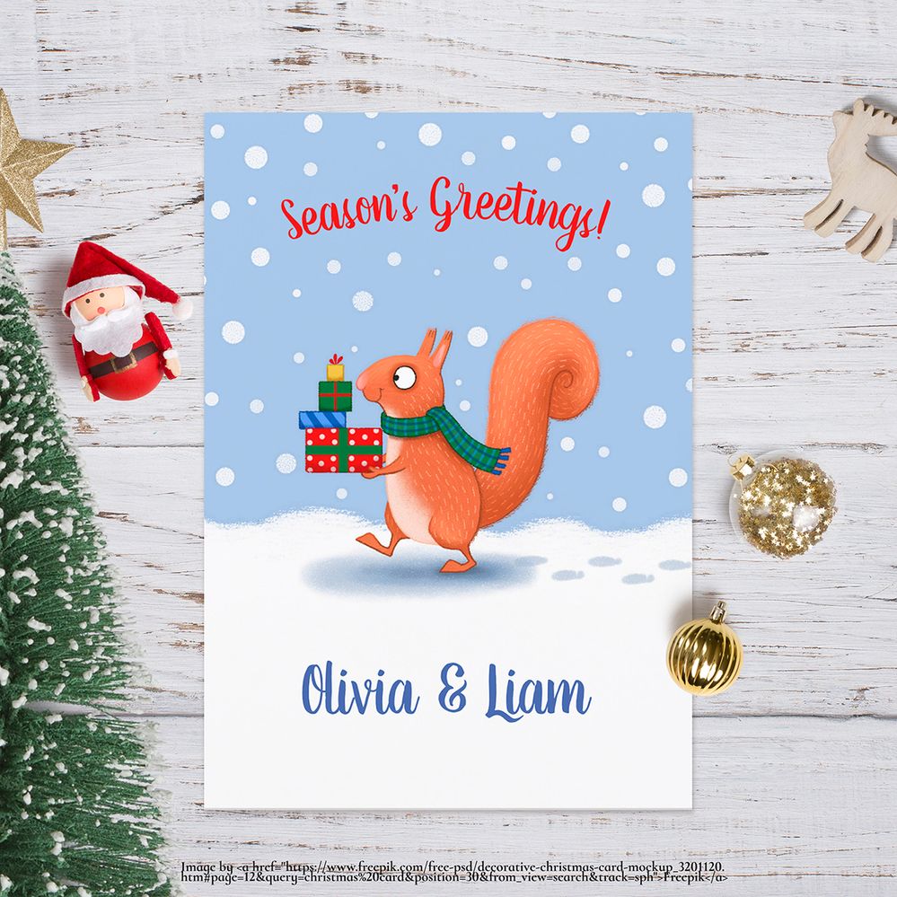 Personalised Christmas Card