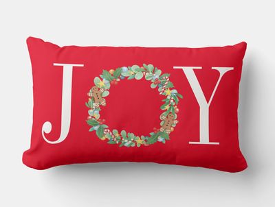'JOY' Christmas Cushion
