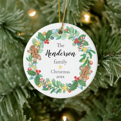 Personalised Christmas Tree Decoration