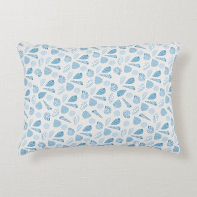 Seashell Cushion Blue