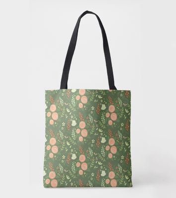 Butterfly Rose Garden Tote Bag