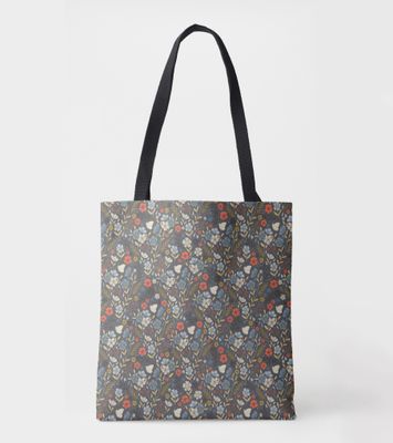 Floral Colour Pop Butterfly Tote Bag
