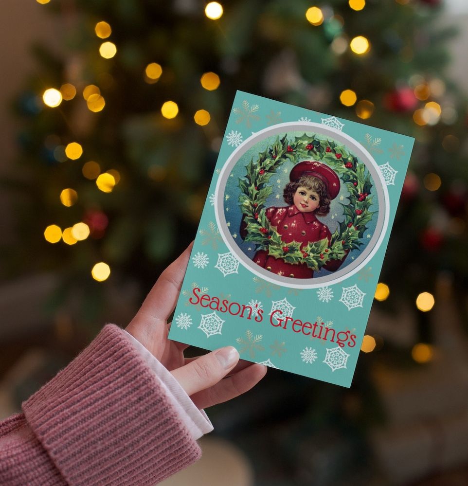 christmas  postcard