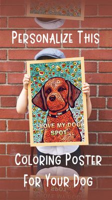 I Love My Dog Adult Coloring Poster.jpg