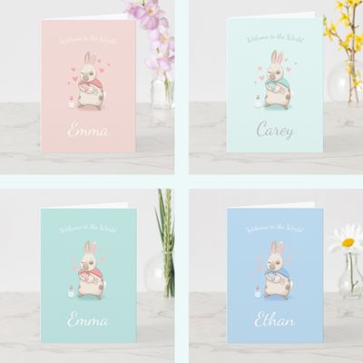 Personalised New Baby Cards