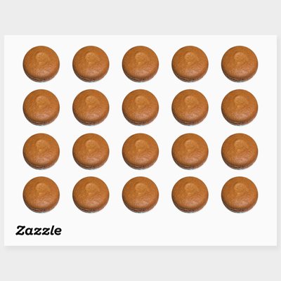 classic  round stickers
