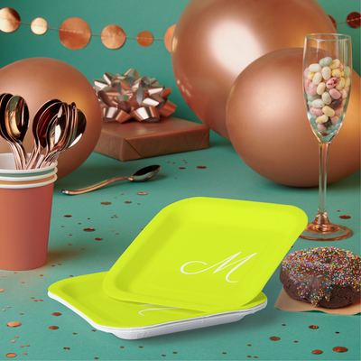 square paper plates