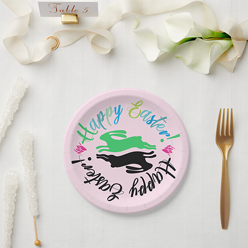 Zazzle - Mockup - Cute Pastel Easter Bunnies Illustration  Paper Plates.png