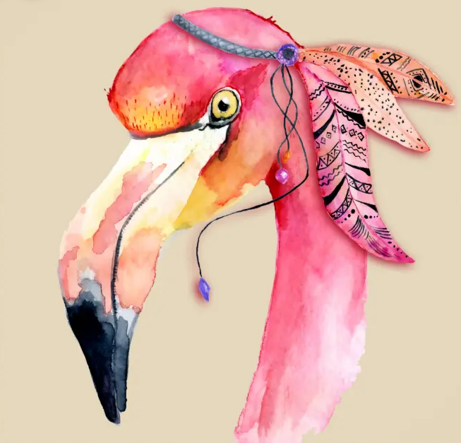 Screenshot 2023-02-13 at 09-16-45 Boho Fiona Flamingo Poster Zazzle.png